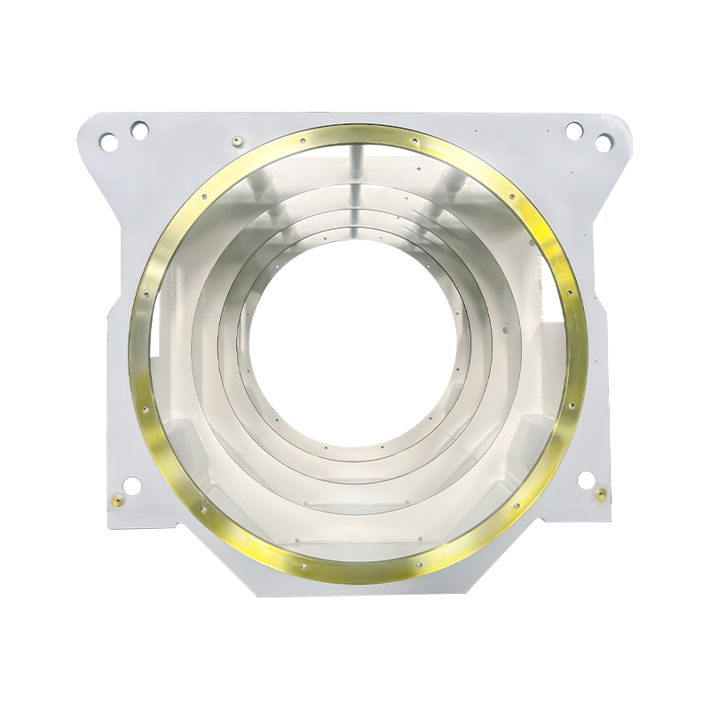 Estrutura do motor cilíndrico de base quadrada