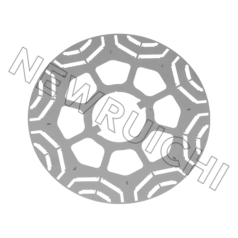 Amostra de laminação de estator/rotor cortada a laser